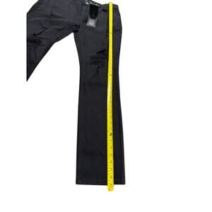 NWT!! "ABSECAI" SZ 38‎ Distressed Straight Leg/Skinny Jean Skateboarder Stretch